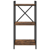 Libreria Rovere fumé 40 x 30 x 85 cm Legno truciolato