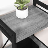 Libreria Grigio sonoma 40 x 30 x 83 cm Legno truciolato