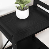 Libreria Rovere Nero 40 x 30 x 50 cm Legno truciolato