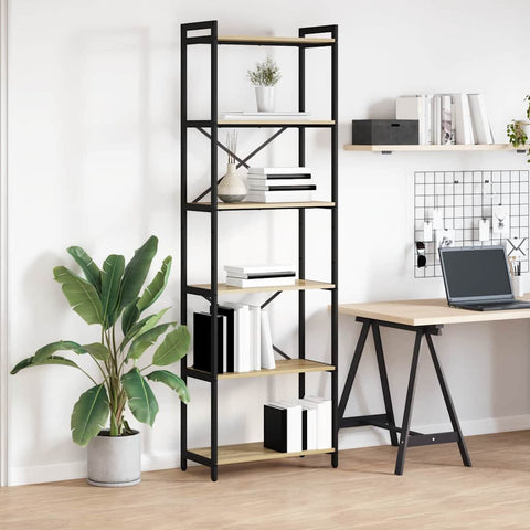 Libreria rovere sonoma 60 x 30 x 188 cm Legno truciolato