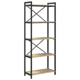 Libreria Rovere Sonoma 60 x 30 x 155 cm Legno truciolato