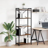 Libreria Rovere fumé 60 x 30 x 155 cm Legno truciolato
