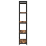 Libreria Rovere fumé 60 x 30 x 155 cm Legno truciolato