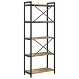 Libreria Rovere artigianale 60 x 30 x 155 cm Legno truciolato