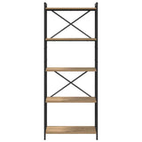 Libreria Rovere artigianale 60 x 30 x 155 cm Legno truciolato