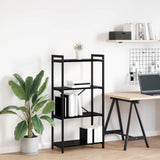 Libreria Rovere nero 60 x 30 x 118 cm Legno truciolato