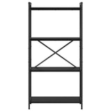 Libreria Rovere nero 60 x 30 x 118 cm Legno truciolato