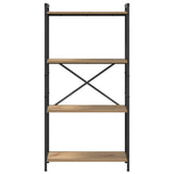 Libreria 60 x 30 x 120 cm Legno truciolato Rovere artigianale
