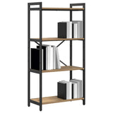 Libreria 60 x 30 x 120 cm Legno truciolato Rovere artigianale