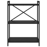 Libreria Rovere nero 60 x 30 x 83 cm Legno truciolato