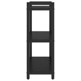 Libreria Rovere nero 60 x 30 x 83 cm Legno truciolato