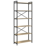 Libreria rovere sonoma 80 x 30 x 188 cm Legno truciolato