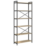 Libreria rovere sonoma 80 x 30 x 188 cm Legno truciolato