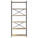 Libreria rovere sonoma 80 x 30 x 188 cm Legno truciolato