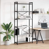 Libreria Grigio sonoma 80 x 30 x 188 cm Legno truciolato