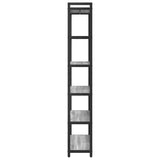 Libreria Grigio sonoma 80 x 30 x 188 cm Legno truciolato