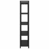 Libreria Rovere nero 80 x 30 x 153 cm Legno truciolato