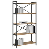 Libreria Rovere artigianale 80 x 30 x 155 cm Legno truciolato