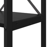 Libreria Rovere nero 80 x 30 x 118 cm Legno truciolato