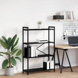 Libreria Rovere Nero 80 x 30 x 120 cm Legno truciolato