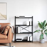 Libreria Rovere Nero 80 x 30 x 120 cm Legno truciolato