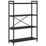 Libreria Rovere Nero 80 x 30 x 120 cm Legno truciolato