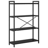 Libreria Rovere Nero 80 x 30 x 120 cm Legno truciolato