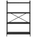 Libreria Rovere nero 80 x 30 x 118 cm Legno truciolato