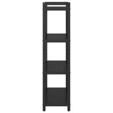 Libreria Rovere nero 80 x 30 x 118 cm Legno truciolato