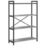 Libreria Grigio sonoma 80 x 30 x 120 cm Legno truciolato