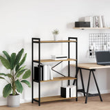 Libreria 80 x 30 x 120 cm Legno truciolato Rovere artigianale