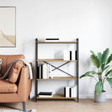 Libreria 80 x 30 x 120 cm Legno truciolato Rovere artigianale
