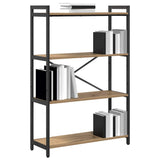 Libreria 80 x 30 x 120 cm Legno truciolato Rovere artigianale