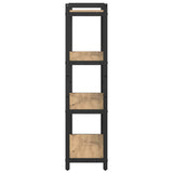 Libreria 80 x 30 x 120 cm Legno truciolato Rovere artigianale