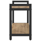 Libreria 80 x 30 x 50 cm Legno truciolato Rovere artigianale