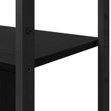 Libreria Rovere nero 80 x 30 x 155.5 cm Legno truciolato