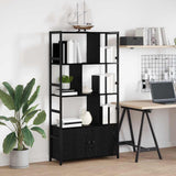 Libreria Rovere nero 80 x 30 x 155.5 cm Legno truciolato