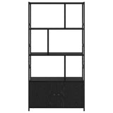 Libreria Rovere nero 80 x 30 x 155.5 cm Legno truciolato