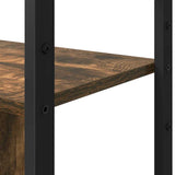 Libreria Rovere fumé 80 x 30 x 155,5 cm Legno truciolato