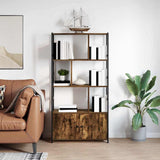 Libreria Rovere fumé 80 x 30 x 155,5 cm Legno truciolato