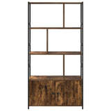Libreria Rovere fumé 80 x 30 x 155,5 cm Legno truciolato