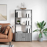 Libreria Grigio sonoma 80 x 30 x 155.5 cm Legno truciolato