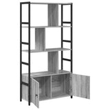 Libreria Grigio sonoma 80 x 30 x 155.5 cm Legno truciolato