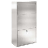 Cassetta per pacchi con archiviazione Argento 44 x 22 x 82 cm