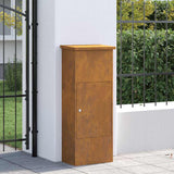 Cassetta per pacchi Ruggine 44.5 x 29 x 110.5 cm acciaio corten