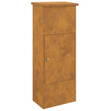 Cassetta per pacchi con porta Ruggine 44,5 x 29 x 110,5 cm