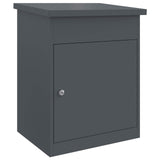 Cassetta per pacchi Antracite 47.5 x 38 x 59 cm Acciaio