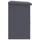 Cassetta per pacchi Antracite 47.5 x 38 x 59 cm Acciaio