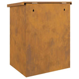 Cassetta per pacchi Ruggine 44 x 35 x 59 cm acciaio corten