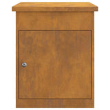 Cassetta per pacchi Ruggine 44 x 35 x 59 cm acciaio corten